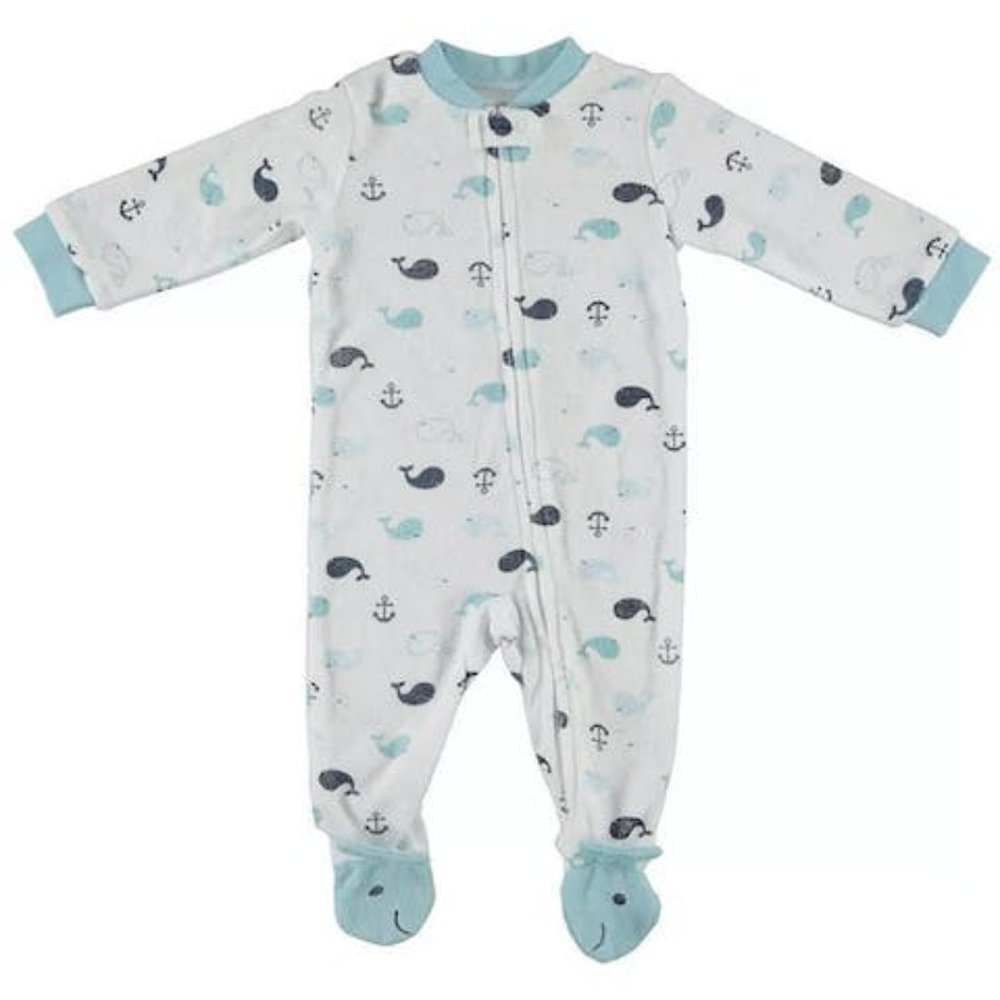 Chickpea Baby Boys French Terry Printed Coverall